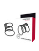 darkness - set of 3 flexible penis rings