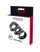 Cockring Darkness para Pénis e TestÍculos de Couro Ajustável