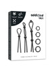 addicted toys - kit de 7 anillas silicona flexible