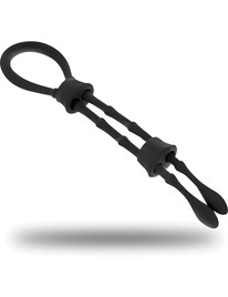 ohmama fetish - cuerda anillo para pene y testiculos silicona