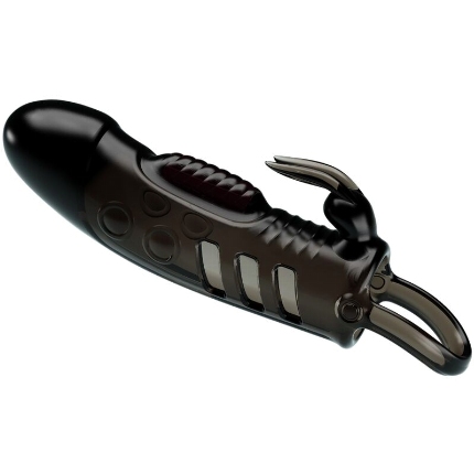 pretty love - sloane rabbit penis sheath black