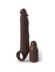 Manga para Pénis Fantasy X-tensions Pipedreams 17,78 cm com Cockring Castanho 