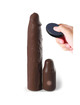 fantasy x- tensions - pipedreams sleeve 22,86 cm + 7,62 cm plug remote brown