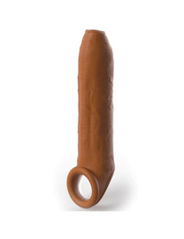 pipedreams - sleeve uncut 17,78 cm w strap caramel