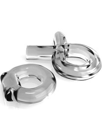 classix - set for couples 2 rings penis transparent