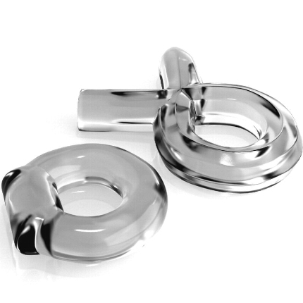classix - set for couples 2 rings penis transparent
