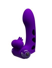 pretty love - orlando purple vibrator finger cover