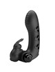 pretty love - vance funda dedo vibrador conejo negro