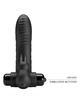 pretty love - vance black rabbit vibrator finger cover