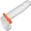 california exotics - alpha dual ball ring orange