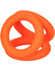 Cockring California Exotics  alpha laranja tri-ring
