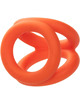Cockring California Exotics  alpha laranja tri-ring