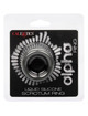 California exotics - alpha scrotum stretching ring black