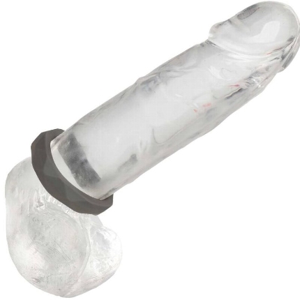 Cockring California Exotics - alpha anel prismtico prolong cinza