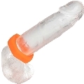 california exotics - alpha prolong sexagon ring orange