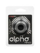 California exotics - alpha set de 2 anillos prolong gris