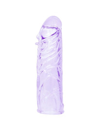 baile - funda lila para el pene en silicona adaptable 13 cm