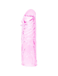 baile - funda rosa pene silicona estimulante 13 cm