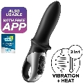 satisfyer - hot passion vibrador anal app negro