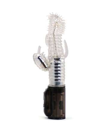 Vibrator Rabbit Transparent with Light 24 cm 210024