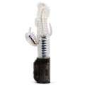 Vibrador Rabbit Transparente com Luz 24 cm