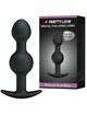 pretty love - bolas anales silicona estimulacion especial 10.3 cm negro