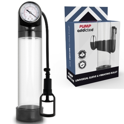 pump addicted - bomba erecciÓn rx9 transparente con vibrador