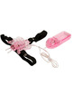 baile - harness with multivespeed vibrating butterfly