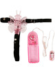 baile - harness with multivespeed vibrating butterfly