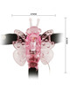 baile - harness with multivespeed vibrating butterfly