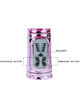 baile - vibrador recargable con rotacion y estimulador throbbing butterf