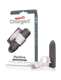 screaming o - masajeador recargable positive gris