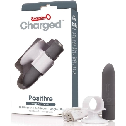 screaming o - rechargeable massage positive gray