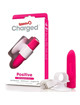 Screaming o - masajeador recargable positive rosa