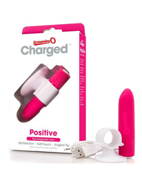 screaming o - masajeador recargable positive rosa