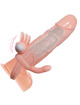 baile - brave man funda pene anal y clitoris vibrador 16.5 cm natural