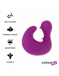 coverme - dedal pato estimulador de silicona recargable duckymania