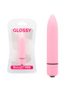 glossy - thin vibrador rosa intenso
