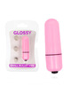 Bala Vibratória Glossy Rosa