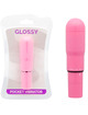 glossy - pocket vibrator deep rose