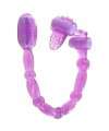 Cockring Vibratório com Língua e Estimulador de Clitóris Rosa,130013