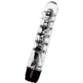 glossy - lenny vibrator black