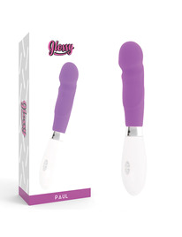 Vibrador Glossy Paul Roxo