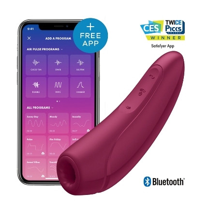 Estimulador de Clitóris Satisfyer Curvy 1 Vermelho