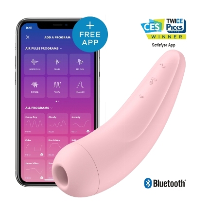 satisfyer - curvy 1 + red pink