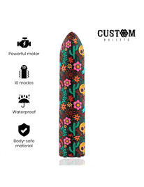 custom bullets - bala recargable skull 10 intensidades