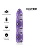 Custom bullets - rechargeable snake purple magnetic bullet 10 intensities
