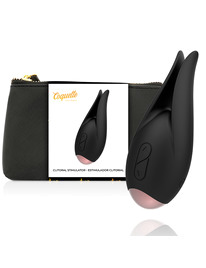 coquette toys - estimulador clÍtoris negro / gold flor