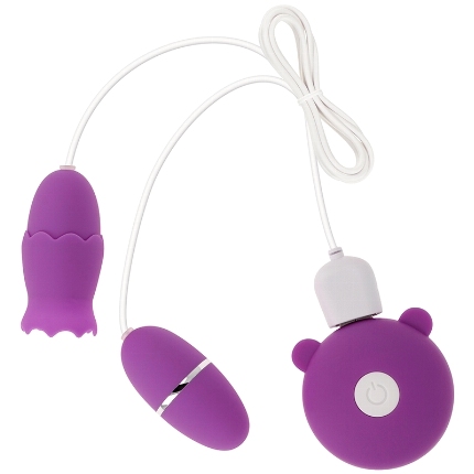 Estimulador de Clitóris OhMama Duplo Roxo