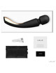 lelo - smart medium wand 2 black massager